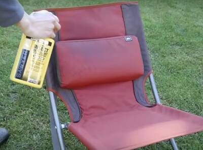 using this product on a camp chair